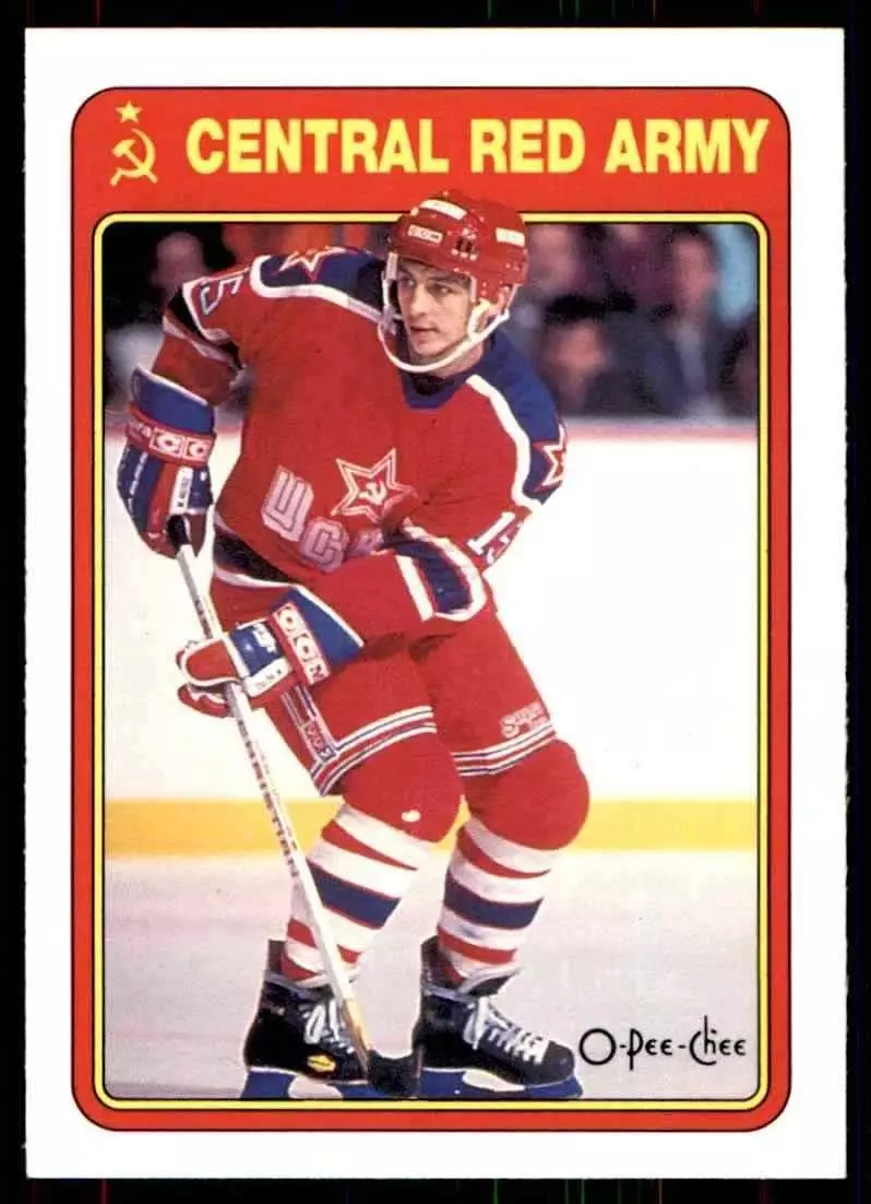 1990-91 O-Pee-Chee Red Army #3R Andrei Khomutov