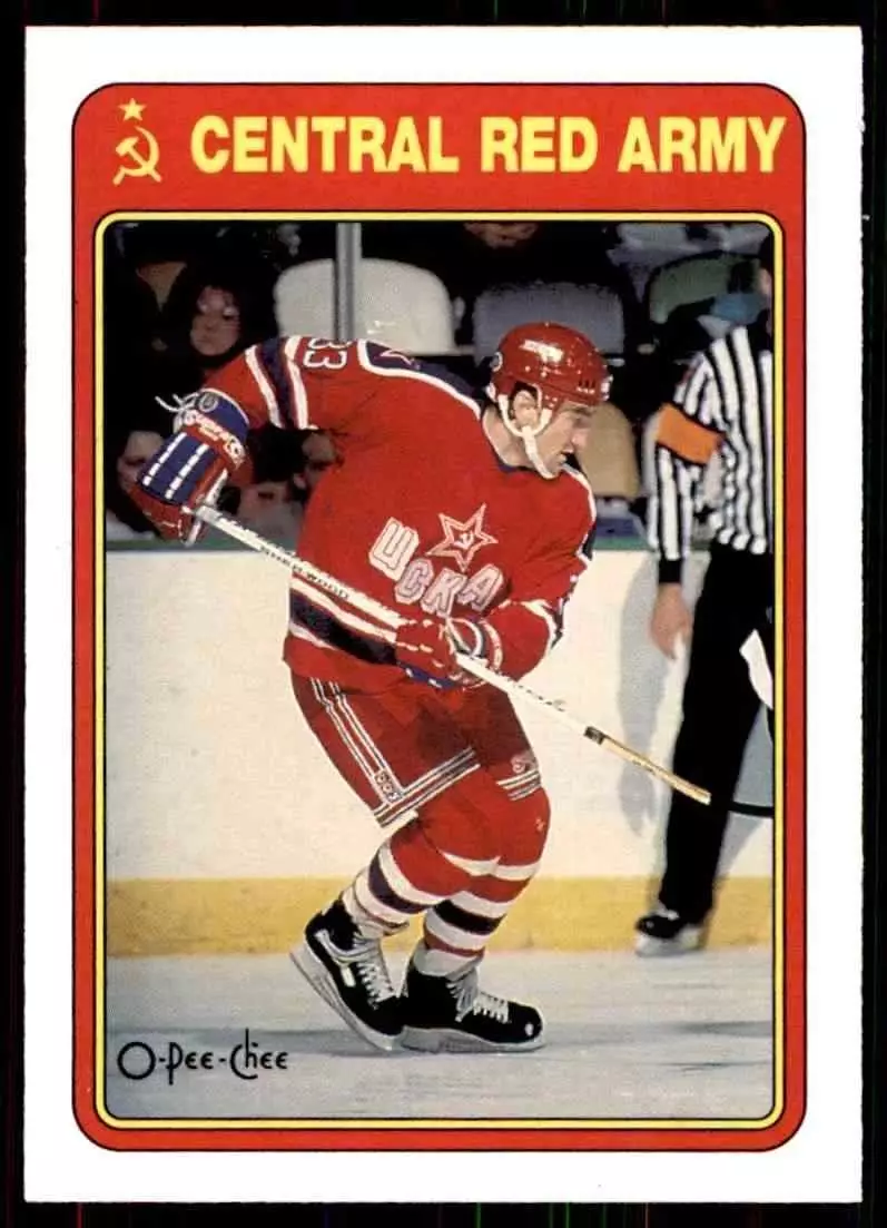 1990-91 O-Pee-Chee Red Army #14R Igor Maslennikov