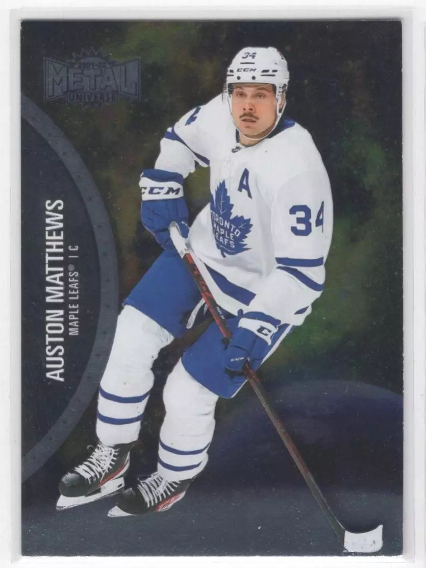 2021-22 Metal Universe #25 Auston Matthews