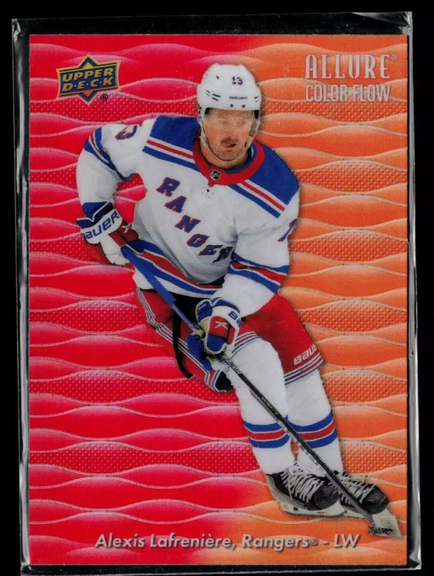 2023-24 Upper Deck Allure Color Flow Red Orange #CF10 Alexis Lafreniere