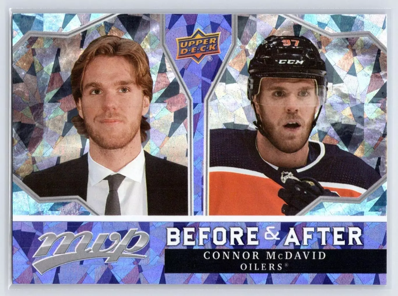 2021-22 Upper Deck MVP Before and After #BA2 Connor McDavid