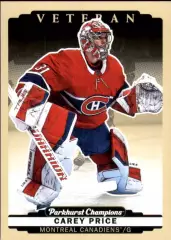 2022-23 Parkhurst Champions #121 Carey Price