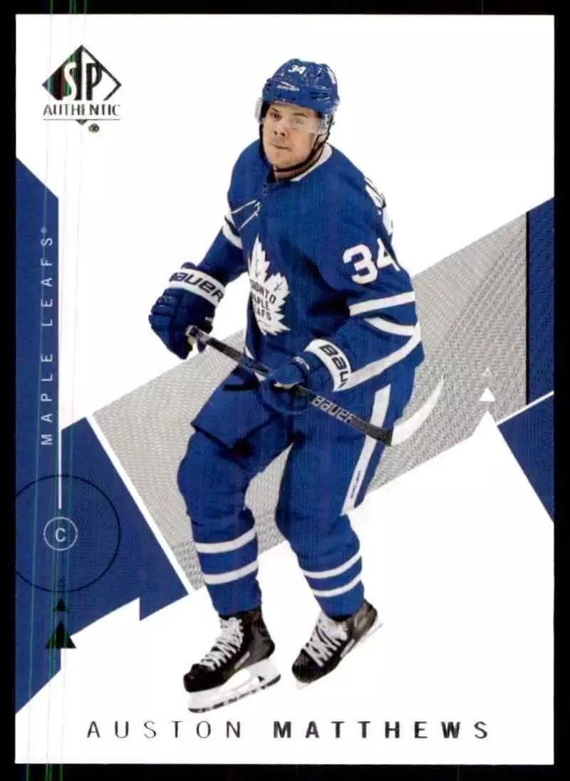 2018-19 SP Authentic #31 Auston Matthews