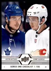 2019-20 Upper Deck #199 Auston Matthews/Johnny Gaudreau CL