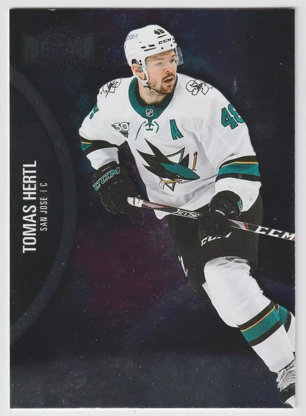 2021-22 Metal Universe #69 Tomas Hertl