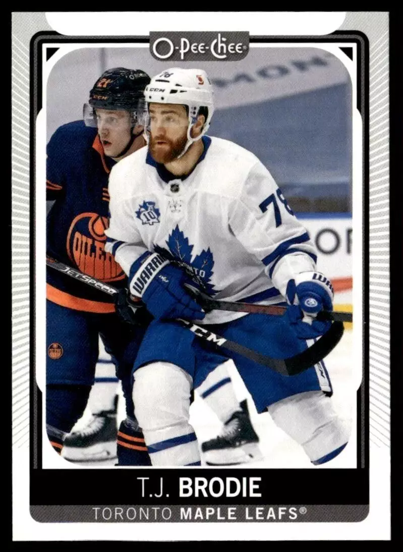 2021-22 O-Pee-Chee #350 T.J. Brodie