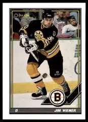 1991-92 O-Pee-Chee #475 Jim Wiemer