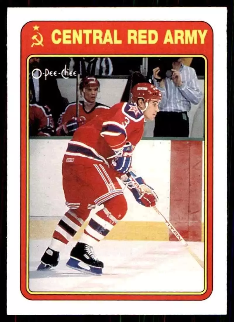 1990-91 O-Pee-Chee Red Army #13R Valeri Shirjaev