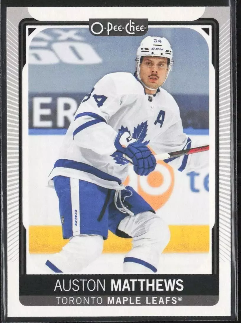 2021-22 O-Pee-Chee #7 Auston Matthews