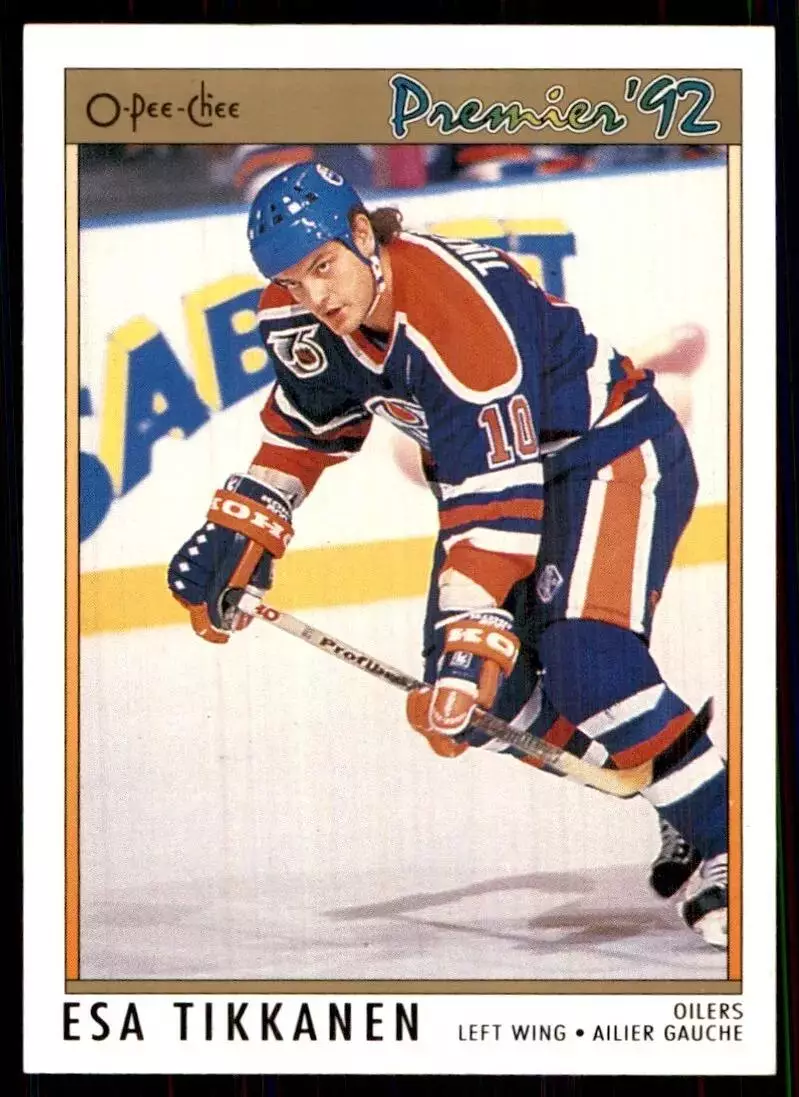 1991-92 OPC Premier #121 Esa Tikkanen