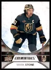 2021-22 Upper Deck Credentials #31 Mark Stone