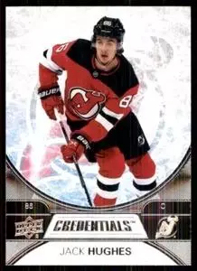 2021-22 Upper Deck Credentials #40 Jack Hughes