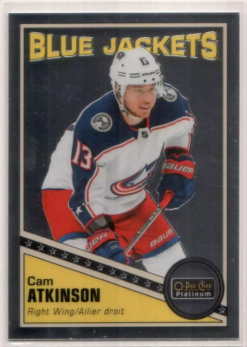 2019-20 O-Pee-Chee Platinum Retro #R49 Cam Atkinson