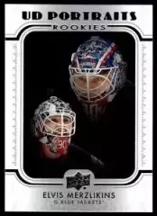 2019-20 Upper Deck UD Portraits #P91 Elvis Merzlikins