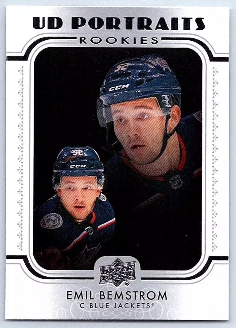 2019-20 Upper Deck UD Portraits #P54 Emil Bemstrom