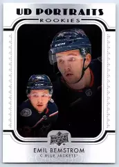 2019-20 Upper Deck UD Portraits #P54 Emil Bemstrom