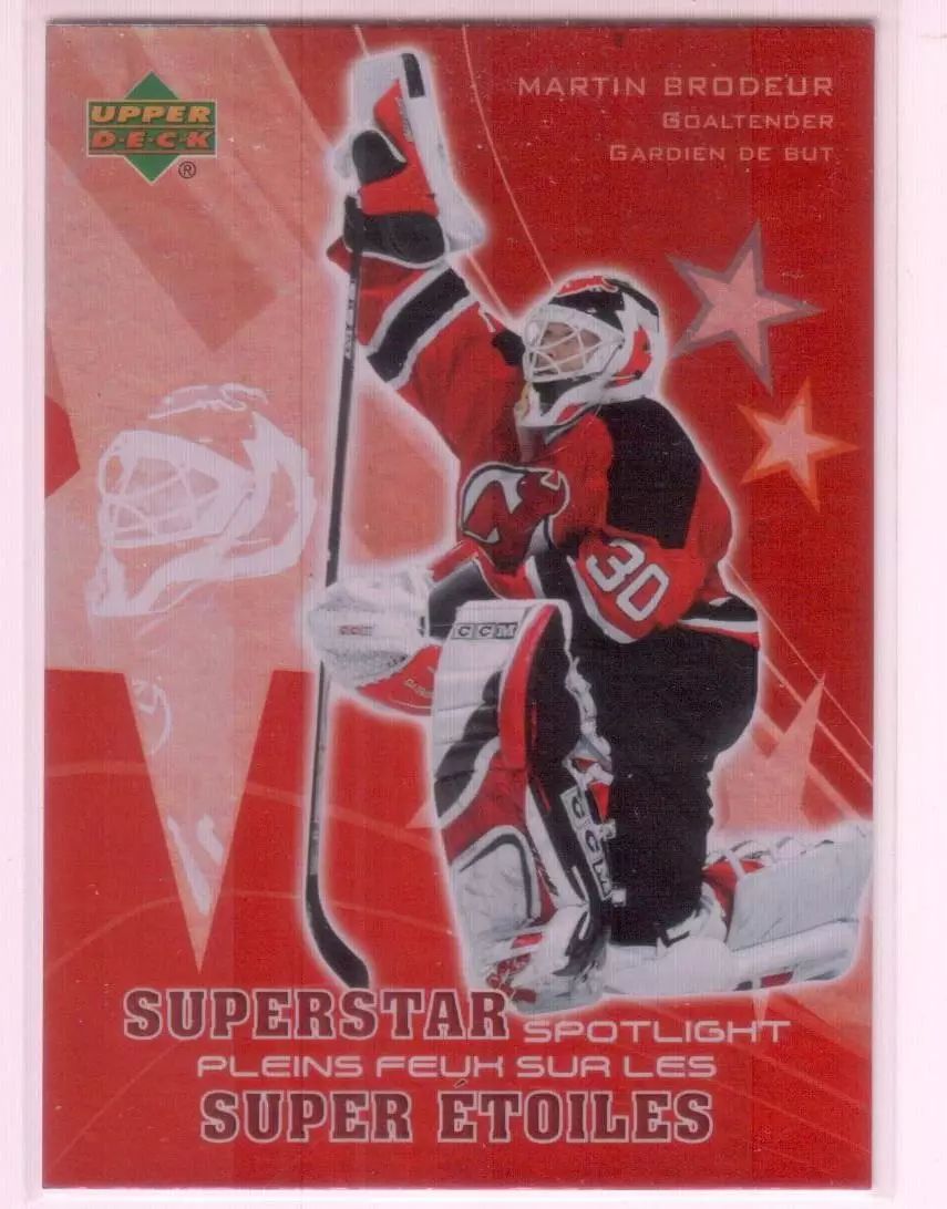 2005-06 McDonald's Upper Deck Superstar Spotlight #SS5 Martin Brodeur