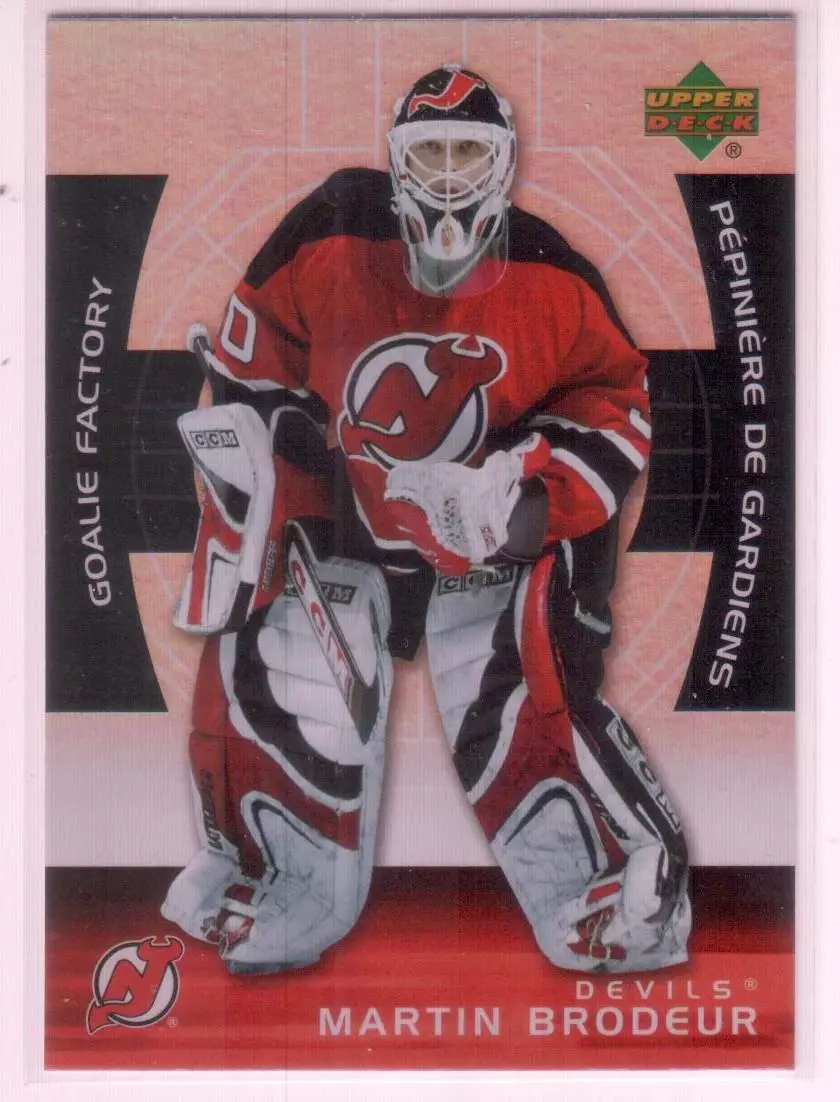 2005-06 McDonald's Upper Deck Goalie Factory #GF3 Martin Brodeur