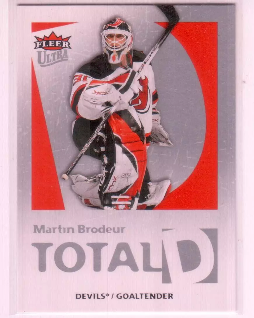 2008-09 Ultra Total D #TD15 Martin Brodeur