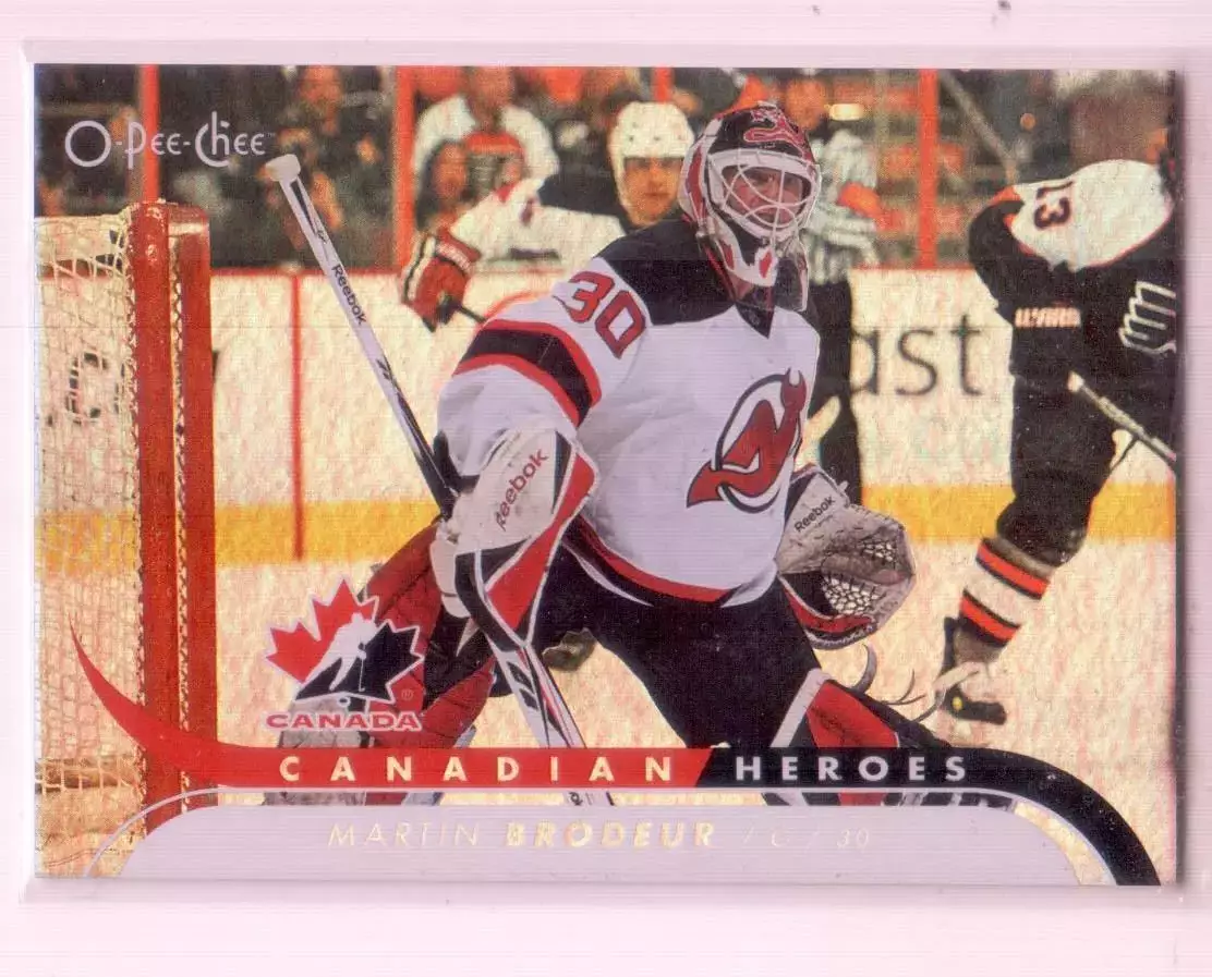 2009-10 O-Pee-Chee Canadian Heroes Foil #CBH29 Martin Brodeur
