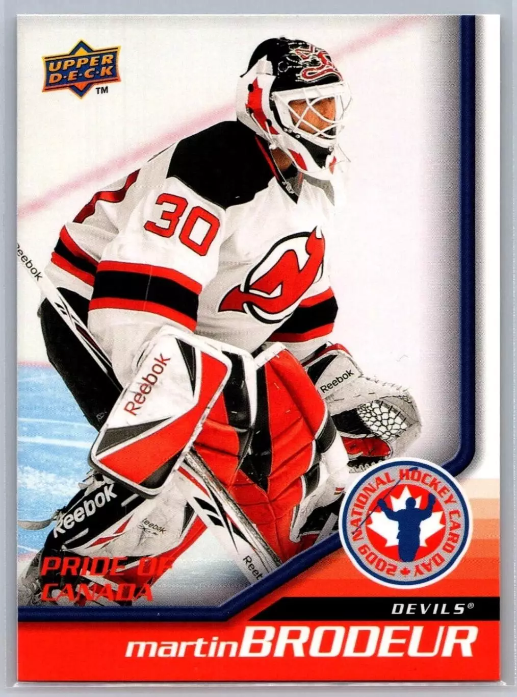 2008-09 Upper Deck National Hockey Card Day #HCD10 Martin Brodeur