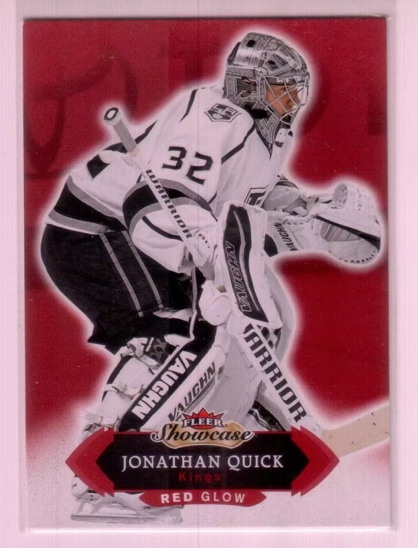 2016-17 Fleer Showcase Red Glow #31 Jonathan Quick