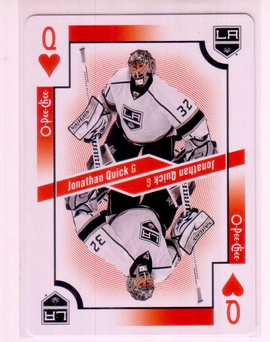 2017-18 O-Pee-Chee Playing Cards #QH Jonathan Quick