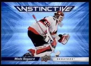 2023-24 Upper Deck Instinctive #IN29 Mads Sogaard