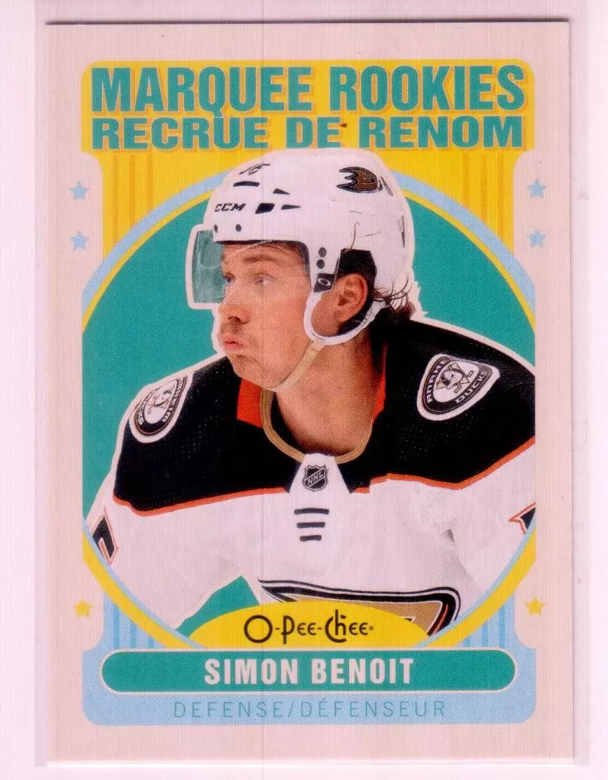 2021-22 O-Pee-Chee Retro #643 Simon Benoit
