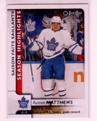 2017-18 O-Pee-Chee #554 Auston Matthews SH