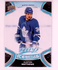 2021-22 Upper Deck MVP Ice Battles #IB215 Auston Matthews SP
