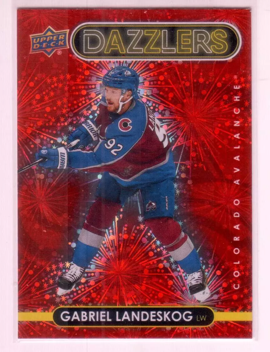 2021-22 Upper Deck Dazzlers Red #DZ62 Gabriel Landeskog
