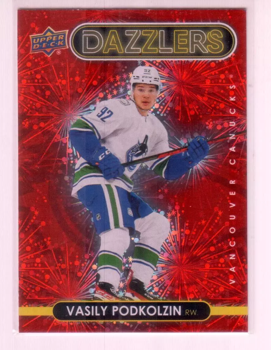 2021-22 Upper Deck Dazzlers Red #DZ94 Vasily Podkolzin