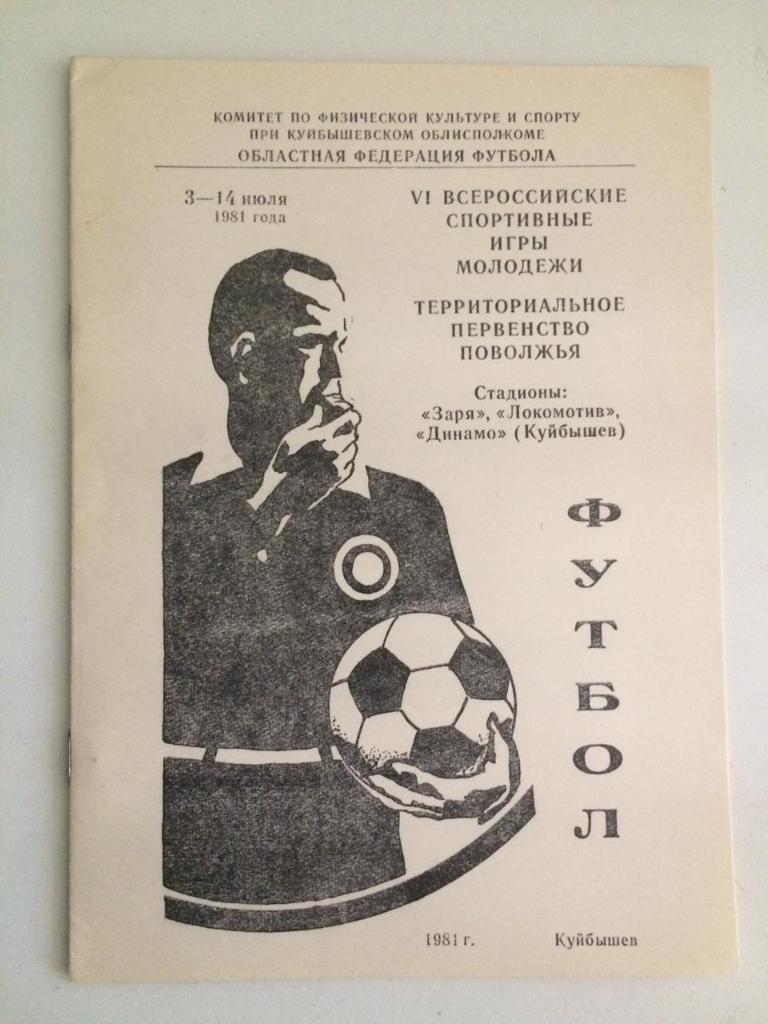 Шестые спортивные игры молодежи. Куйбышев 1981