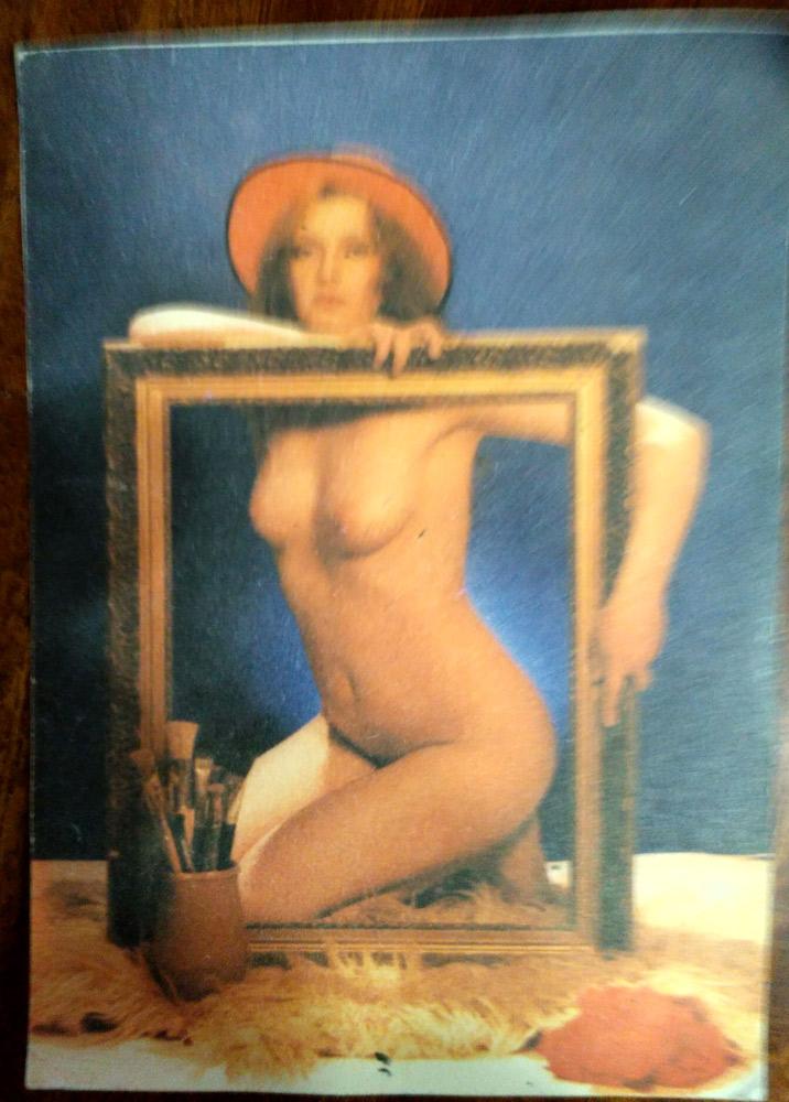 Календарик, эротика, Fotoart, 1991 год