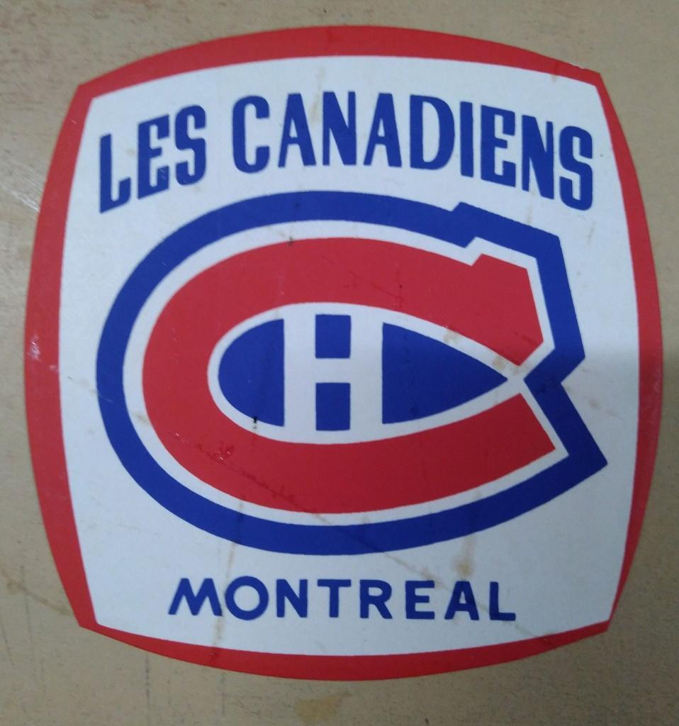 Наклейка Монреаль Канадиенс LES CANADIENS MONTREAL