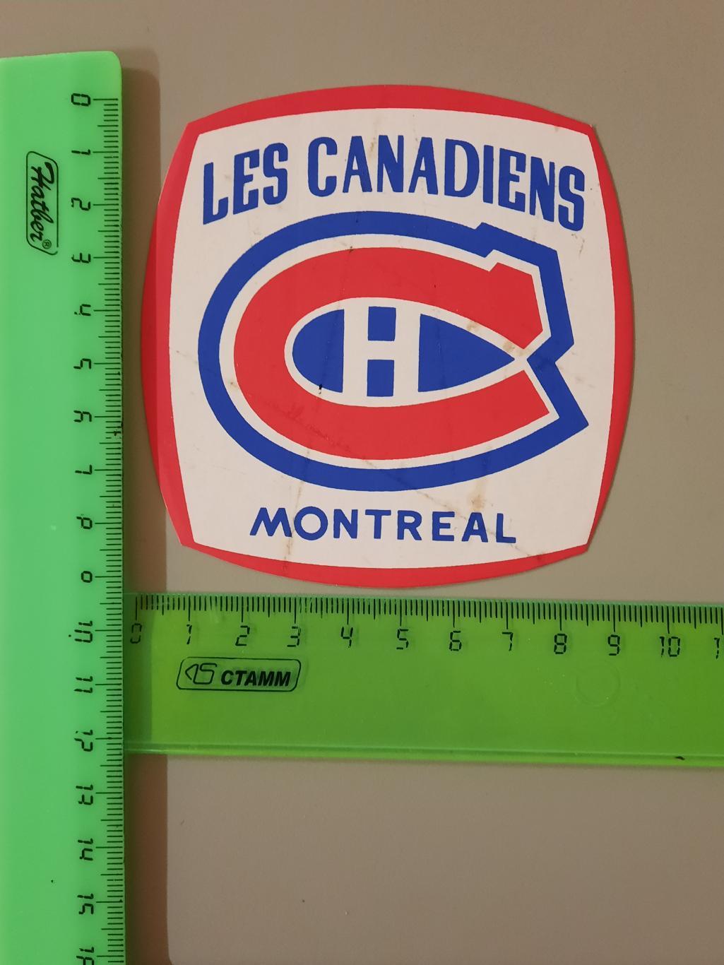Наклейка Монреаль Канадиенс LES CANADIENS MONTREAL 1