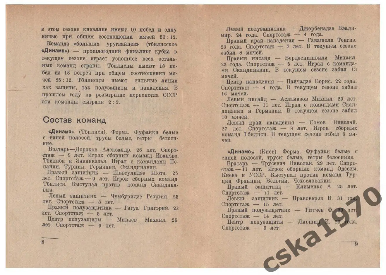 ЦДКА(ЦСКА)- Одесса,Тбилиси-Динамо Киев, Динамо Москва -Казань 1937 Копия!!! 2