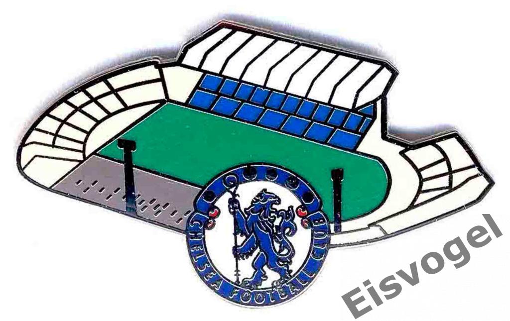 Знак Стадион Челси Стэмфорд Бридж 1930-е годы Англия. Chelsea Football Club