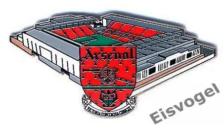 Знак Стадион Арсенал, Лондон Хайбери, Англия Arsenal FC Highbury Значок Арсенал