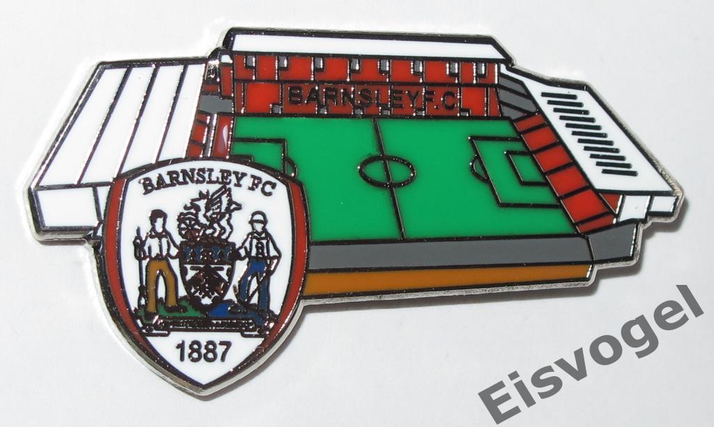Знак Стадион Барнсли ФК Англия Barnsley FC - Oakwell Stadium Значок стадион 1