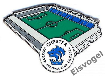 Знак Стадион Честер Англия Chester FC Deva Stadium Значок стадион