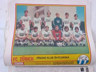 журнал стадион 1980 Цюрих