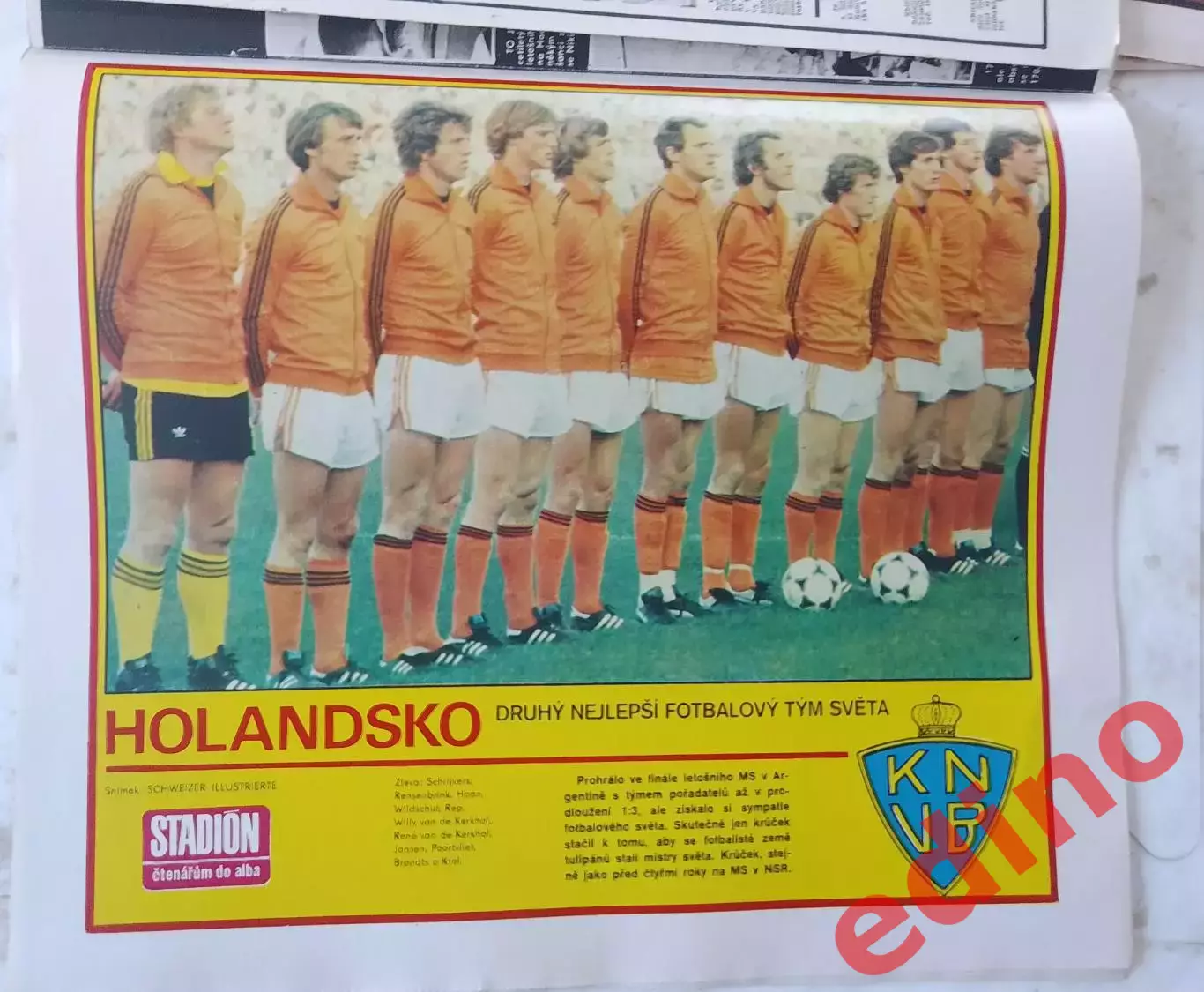 журнал стадион 1978 Голландия
