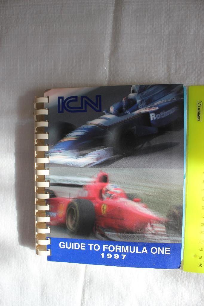 Буклет ICN оф Ф1 1997г GUIDE TO FORMULA ONE