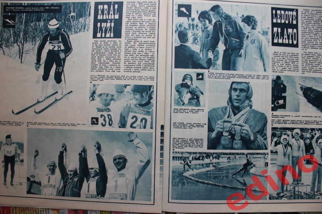 журнал Стадион 1972 год №10 Зимние Олимпийские Игpы. ИТОГИ Закpытие 5