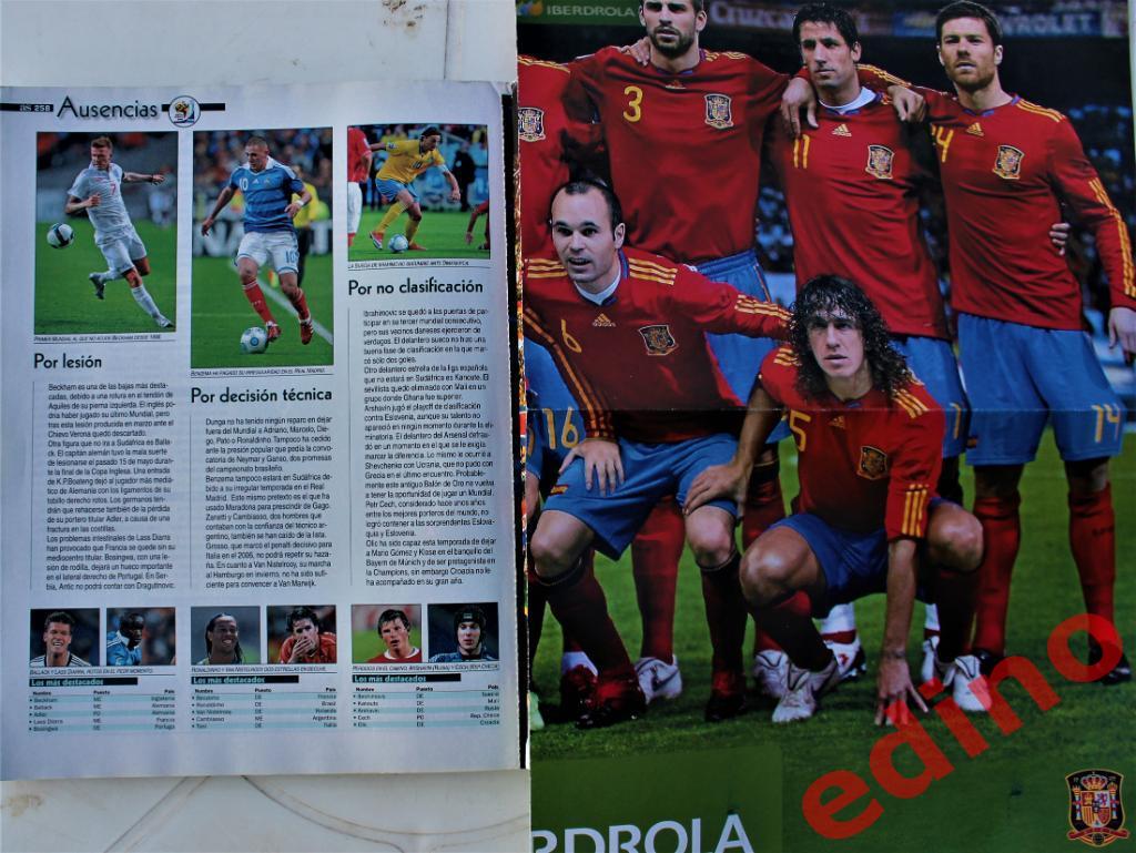 Испанский журнал AS Чемпионат Мира 2010г. 1