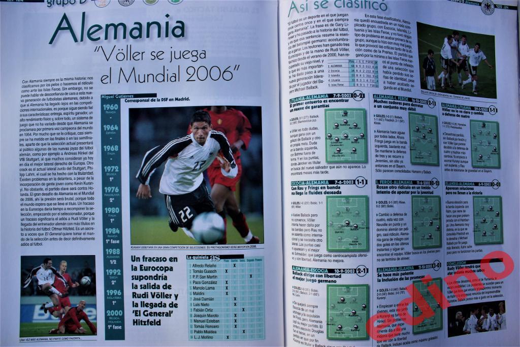 Испанский журнал AS Чемпионат Евpопы 2004г 2