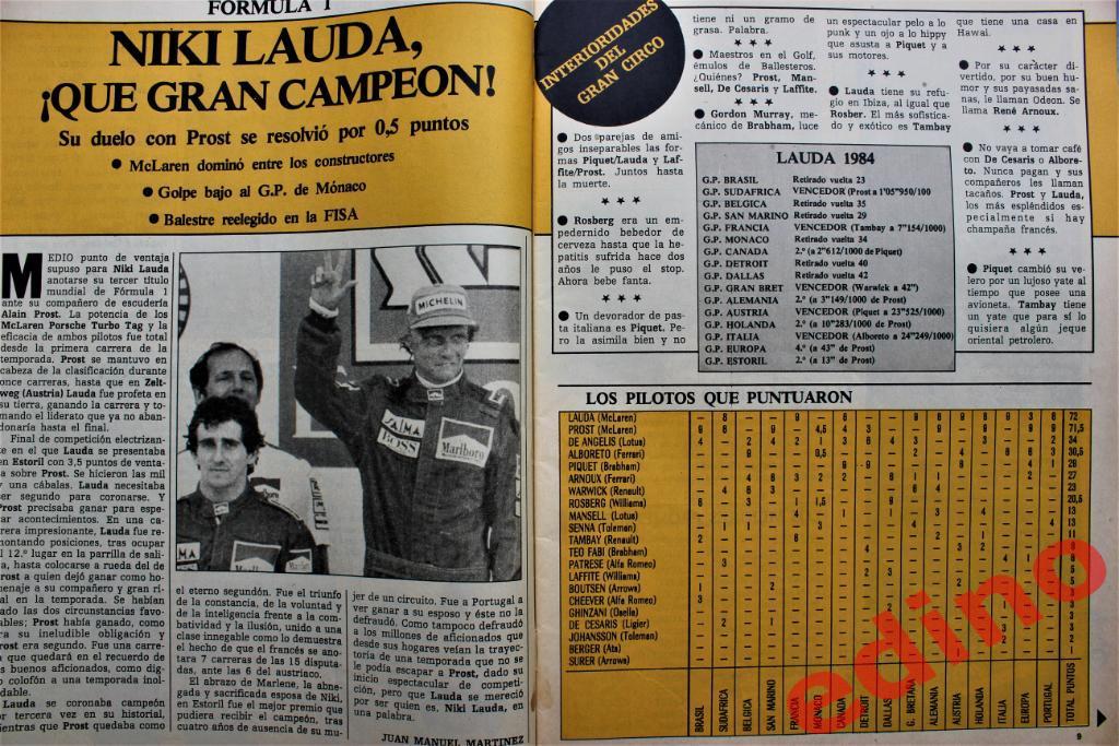 Don Balon1984г. Испания Спецвыпуск посвящён итогам года 5