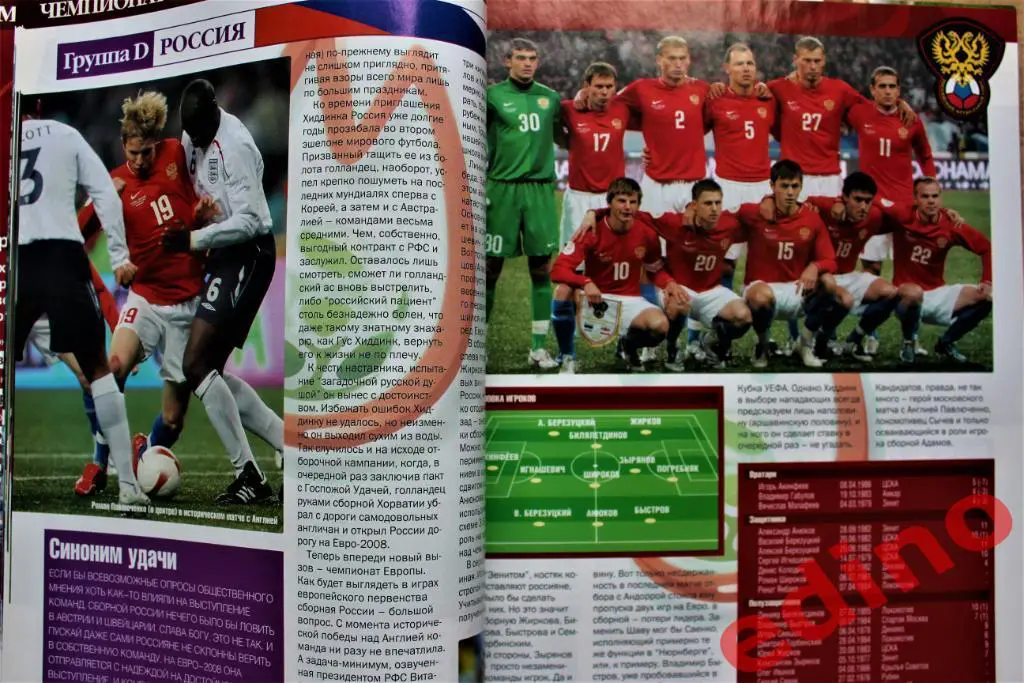 ж-л Миpовой Фyтбол спецвыпуск К ЕВPО 2008 4